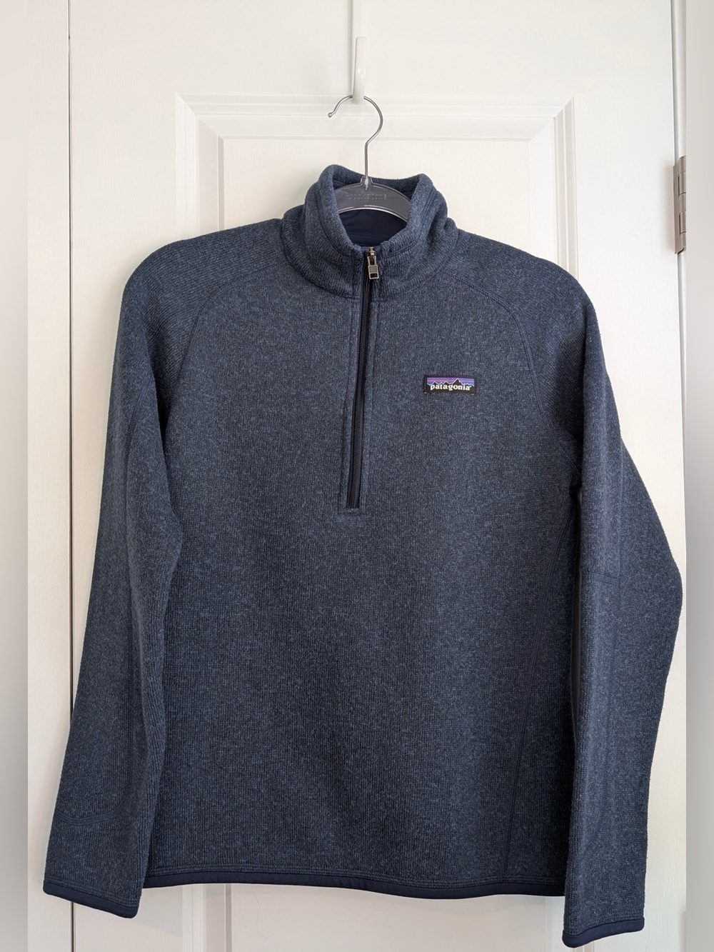 Patagonia Women's Better Sweater Quarter Zip in New Navy Size Small